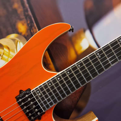 Ibanez RGR5221-TFR Prestige E-Guitar 6 String, 2021 - Transparent Fluorescent Orange + Case M20RG image 2