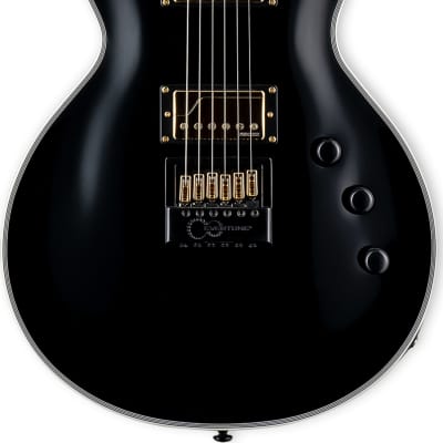 ESP LTD EC-1000T/CTM Evertune Electric Guitar, Black image 1