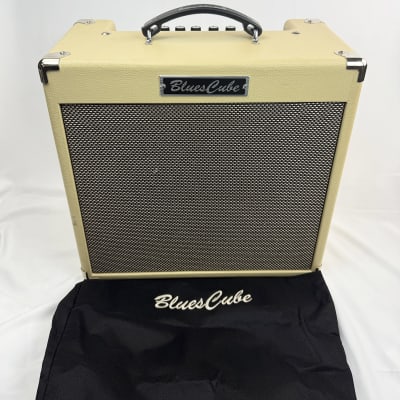 Roland Blues Cube Hot 30-Watt 1x12" Guitar Combo 2016 - Present, Vintage Blonde - USED w/ Amp Cover