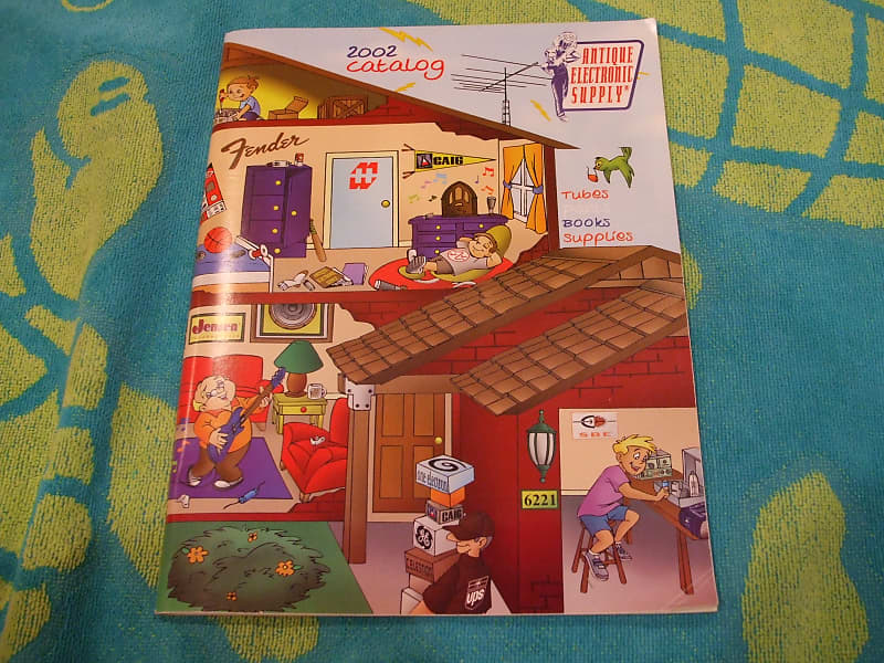 ANTIQUE ELECTRONIC SUPPLY 2002 catalog flyer tubes and more Reverb