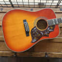 (17836) Epiphone Hummingbird Pro Acoustic/Electric Guitar 2010s - Faded Cherry Sunburst