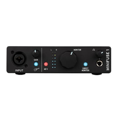 Arturia MiniFuse 1 Audio Portable Interface, USB Compatible with Midi Keyboard and Controller Bundle with 3.5 3.5-Inch Studio Monitor (Pair) and 6-Feet 1/4 Inch TRS Cables (4 Items) image 2