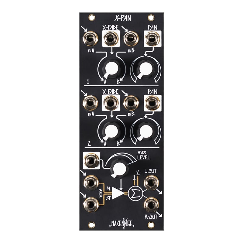 Make Noise XPAN Eurorack Stereo Mixer/Pan Module Reverb