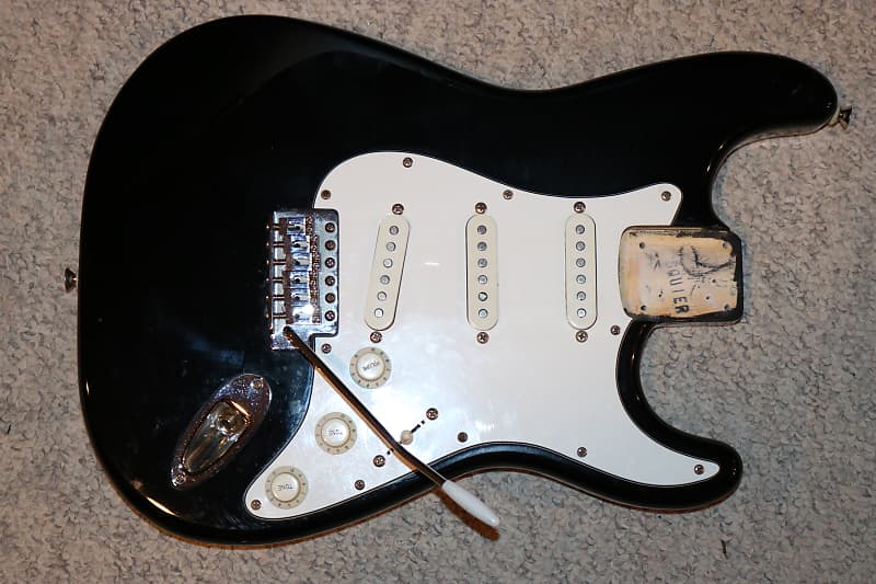 1993 Made in Mexico Fender Squier Stratocaster Loaded Body | Reverb