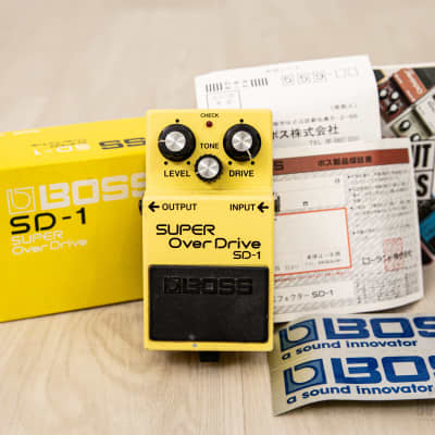 Boss SD-1 Super Overdrive 1981 - 1988 Made In Japan | Reverb UK