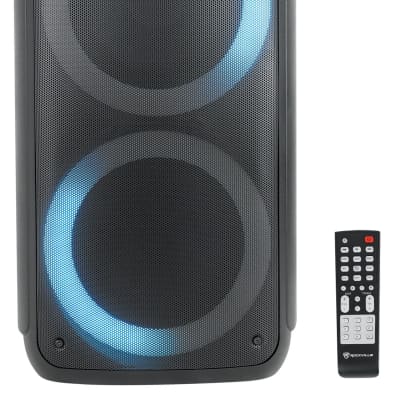 Bluetooth Reverb Powered Home/Portable ROCK Dual Battery 8\