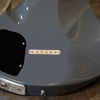 2017 Dean Gordon Guitars Mirus Flat Top Electric Guitar Gray SH + Coffin Case image 15
