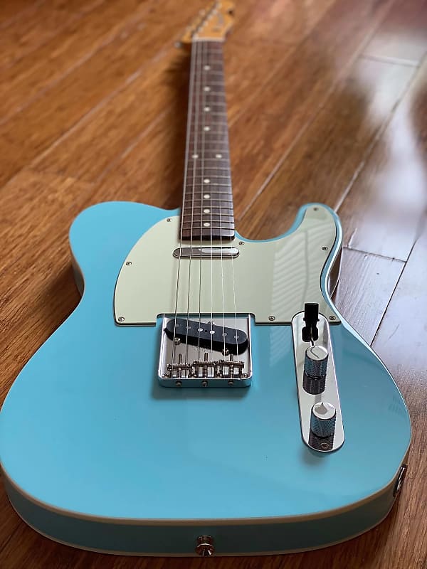 Fender Telecaster 1962 Custom Reissue Rare Domestic Finish 2017 Daphne Blue MIJ Japan image 1