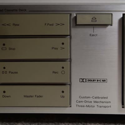 1985 Nakamichi BX-125 Rare Silverface Stereo Cassette Deck New Belts & Complete Serviced Recap Power Suply 06-24-2023 1-Owner in Box Excellent Condition #791 image 3
