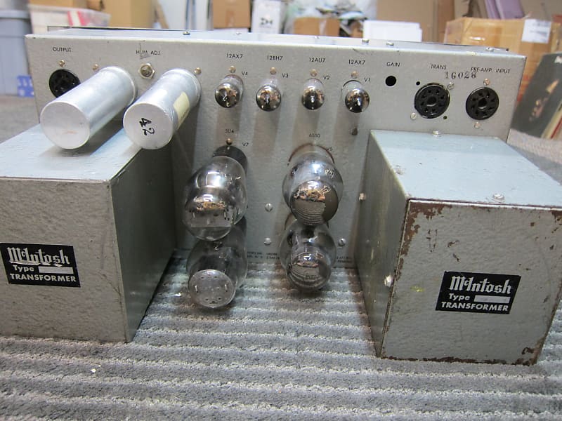 Vintage McIntosh MI-60 Tube Mono Amplifier, Original Vintage Tubes, 60 Watts, Working, Rack Mount, 1960s, USA 1960s - Gray image 1