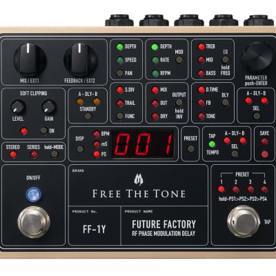 Free The Tone Future Factory FF-1Y-K Ken Signature Model Gold 