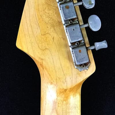 Custom/Hybrid Stratocaster, Heavy Relic, Blue Ice Metallic over 3-Tone Sunburst image 11