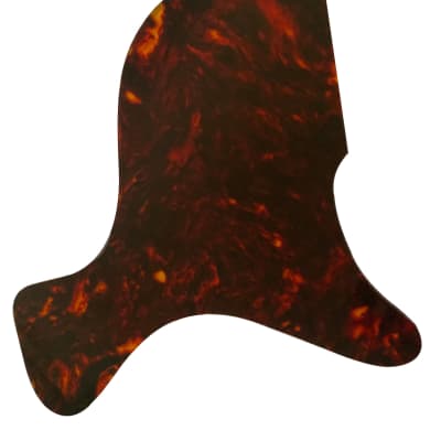 For Gibson Les Paul Junior 1958 DC Guitar Pickguard No screw hole Scratch Plate,1 Ply Brown Tortoise image 4