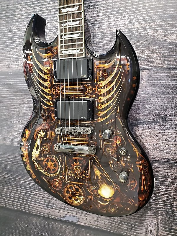 ESP LTD Viper CZ Zombie Clockwork Signature Electric Guitar