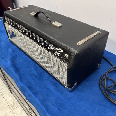 Fender Showman 2-Channel 85-Watt Guitar Amp Head 1966 - Black Panel image 3