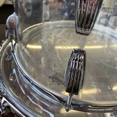 Ludwig Vistalite 1970's 4 piece shell pack image 10