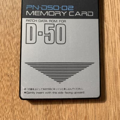 Roland PN-D50-02 Memory Card Patch Data ROM for D-50