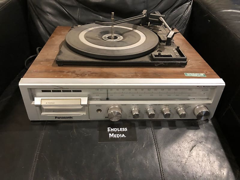 Panasonic SE-2809 Multiplex Record Player Turntable 8-track AM/FM Tuner Receiver Amplifier Vintage image 1