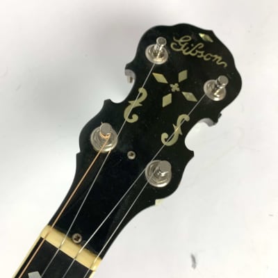 Gibson Mastertone RB-250 5 string Banjo 1979 - Natural W Hardshell Case image 5