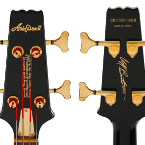 Aria Pro II Cliff Burton Signature Limited Black *Worldwide Fast FREE S/H image 8
