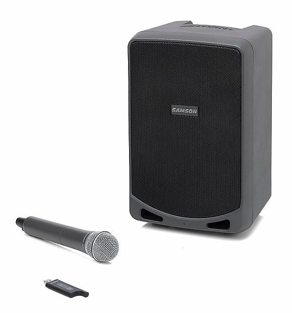 Samson Expedition XP106w Rechargeable Portable Bluetooth PA Speaker w/ Wireless Handheld Mic image 1