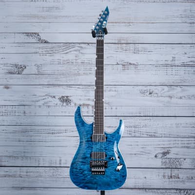ESP LTD MH-1000 Electric Guitar | Black Ocean image 3