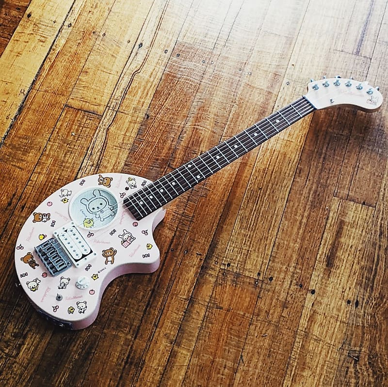 2013 Fernandes ZO-3 Rilakkuma Mini Travel Guitar