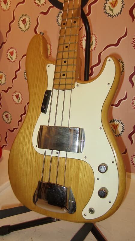 Vintage 1970s Aspen Precision Bass Copy - Natural Finish image 1