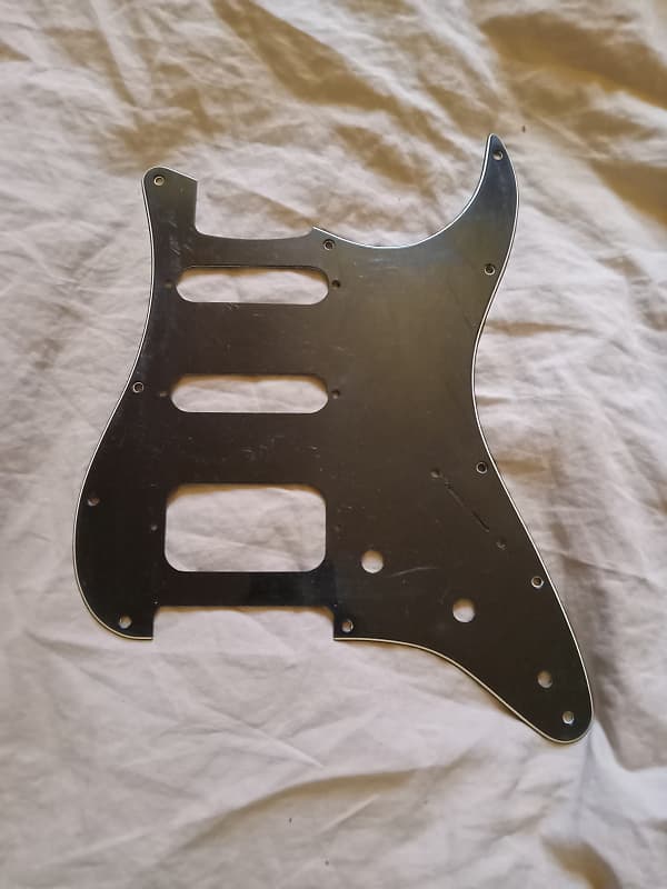 Warmoth Stratocaster Pickguard 2015 3 Ply Black Reverb 6575