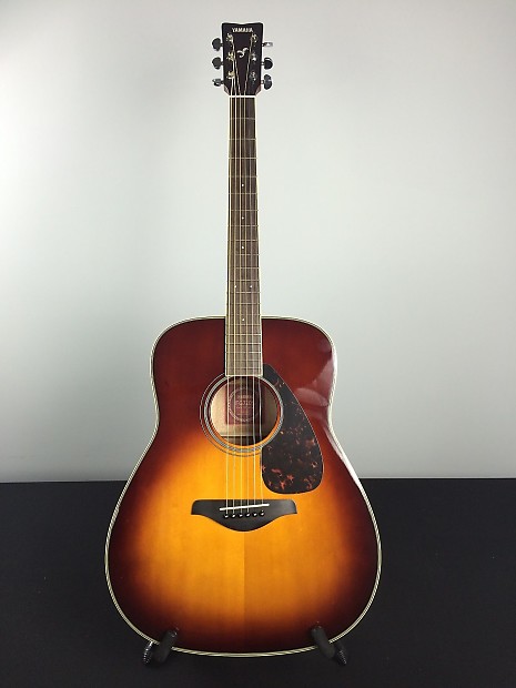 Yamaha FG720S-BS Dreadnought Acoustic Guitar Brown Sunburst image 1