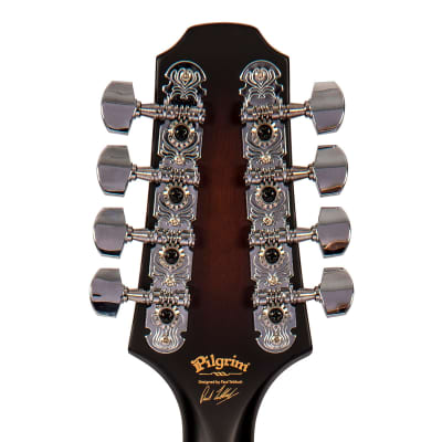 Vintage Pilgrim Redwood – A-Style Electro-Acoustic Mandolin 'F' Holes image 4