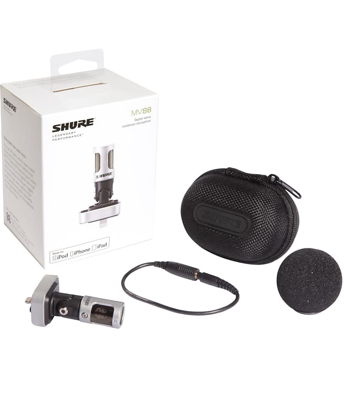 SHURE iPhone iPad用マイク MV88 MOTIVシリーズ Amazon | 【国内正規品】SHURE iPhone iPad用マイク MV88 MOTIV