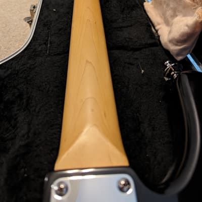 Fender American Deluxe Jazz Bass Fretless 2000 - Black w/ Tortoiseshell Pickguard image 13