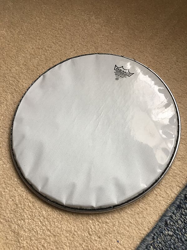 Remo 14" White Max Smooth White Marching Snare Drum Head image 1