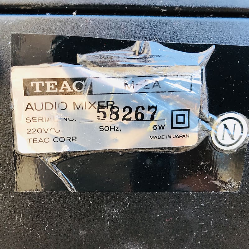 TEAC Model 2A Vintage RARE '80s Analog Audio Mixer (Made in