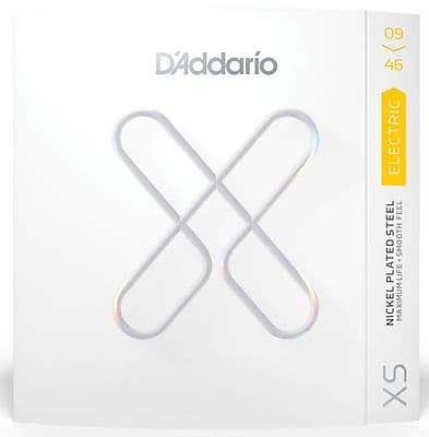 D'Addario XSE0946 XS Nickel Coated 9-46 Super Light Top/Regular Bottom Gauge Electric Guitar Strings