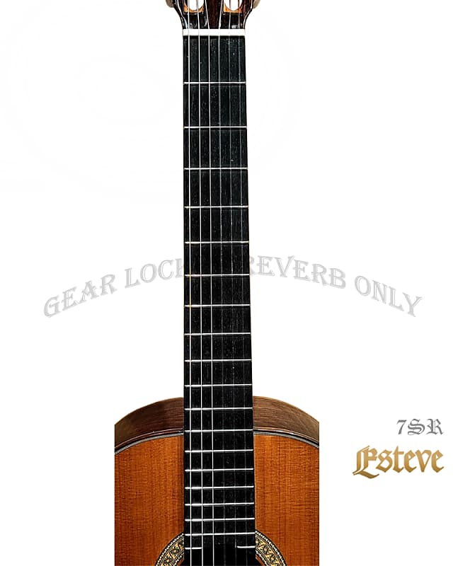 Esteve 7SRSP Solid Spruce / Rosewood Spanish Classical Guitar