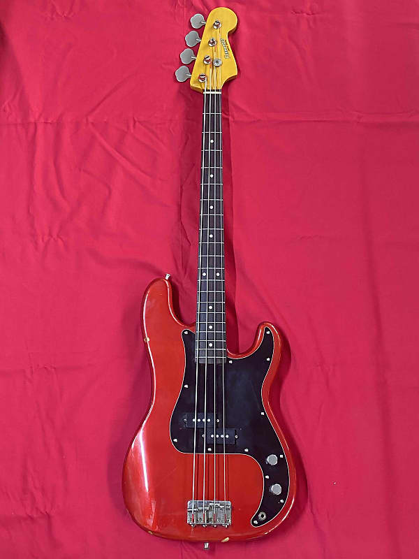 Fernandes FPB-40 Red 1980's Japan Vintage Precision Bass