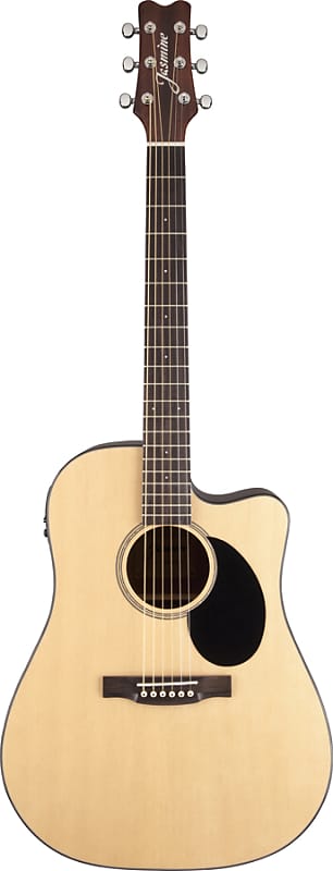 Jasmine by Takamine JD36CE-NAT Dreadnought Acoustic-Electric Cutaway Guitar image 1