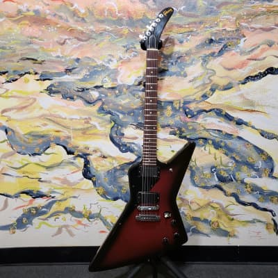 1984 Gibson Explorer Electric Guitar Night Violet Finish EMG Pickups w/ Brown Gibson Hard Case (Used) 