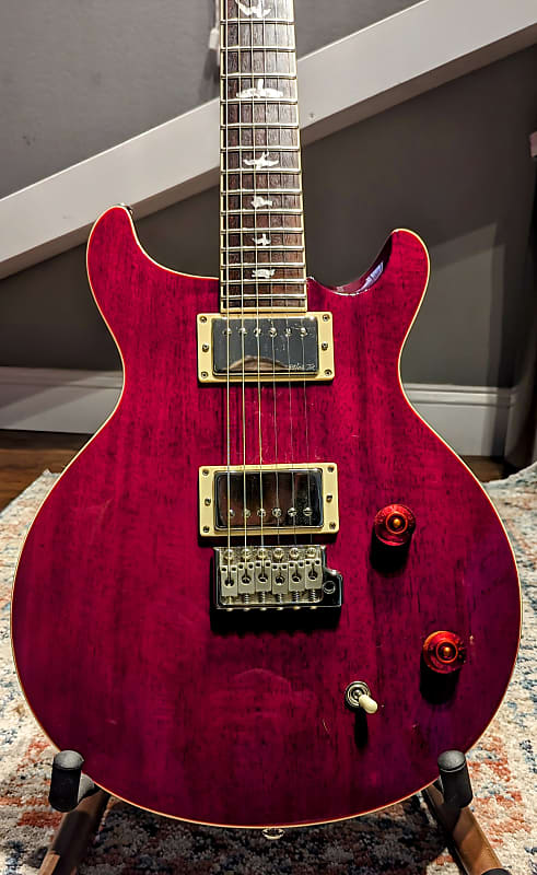 Prs Se Santana Standard 2018 Vintage Cherry 5708 Pickups Reverb