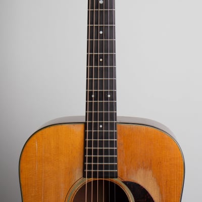 C. F. Martin  D-18 Flat Top Acoustic Guitar (1940), ser. #75523, black hard shell case. image 8