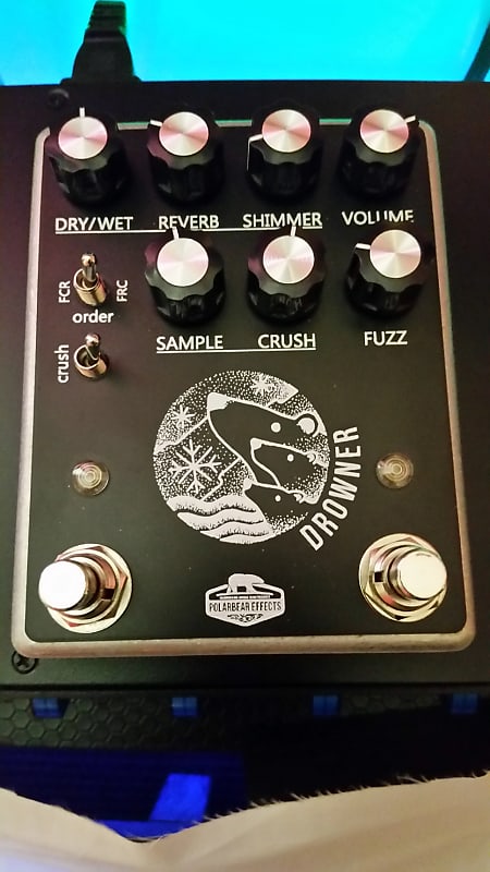 Polarbear Effects DROWNER Fuzz and Shimmer Reverb with Bit Crusher image 1
