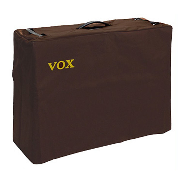 Vox AC30HW2 Brown Canvas Cover With Yellow Silk Screened Vox Logo image 1