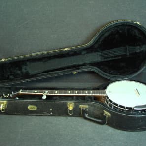 Vintage Iida Custom Made Model 231 5-String Closed Back Banjo W/Hardshell Case image 15