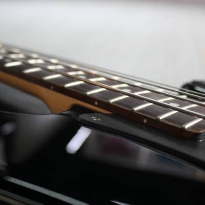 Samick LB-11/BK 4-String Electric Bass Guitar W/Gig Bag image 5