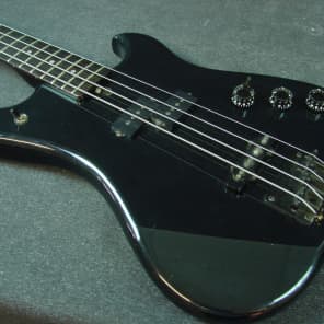 1984 Electra Phoenix 4-String Black Finish Electric Bass Guitar image 4