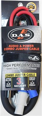 DAS Audio DAS-CJC-10FT 10FT. Combo Jumper Cable