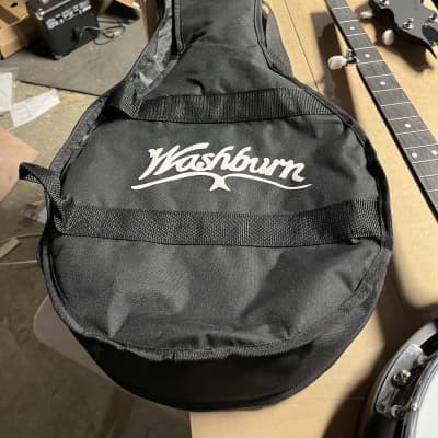 Washburn B8K-A Americana 5-String Resonator Banjo u fix it, headstock broken off image 2