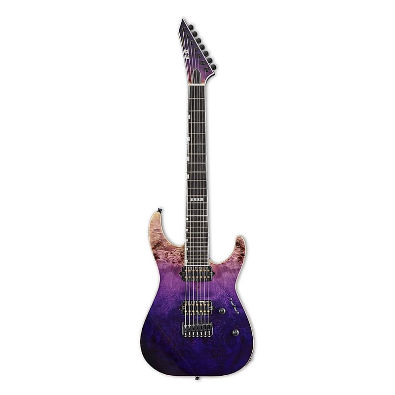 ESP E-II M-II 7 NT - Purple Natural Fade [Made in Japan] Electric Guitar image 1